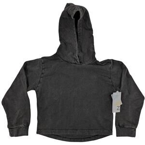 Zella Girls Black Hoodie Pullover Sweatshirt Size M 8/10